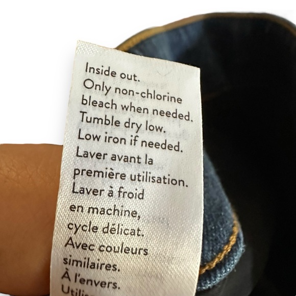 Spanx Blue Denim Distressed Skinny Jean Leggings
Stretch Size Medium High Rise - Picture 12 of 13